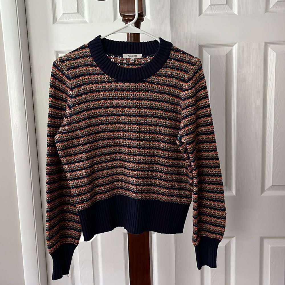 Wool/Cotton Madewell crop sweater